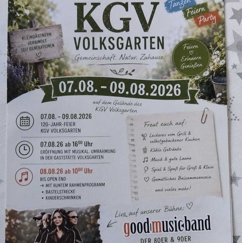 120-Jahr Feier...es ist soweit